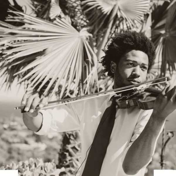 French Antonio playing violin younger